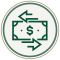  transfer funds icon